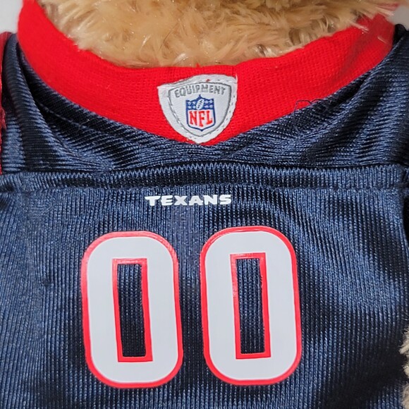 BAB Build-A-Bear Light Brown Bear w/ Houston Texans Jersey & Pants - Picture 2 of 7